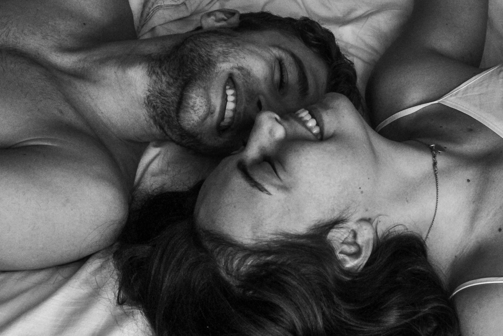 Two people sitting together in comfortable, unhurried quiet