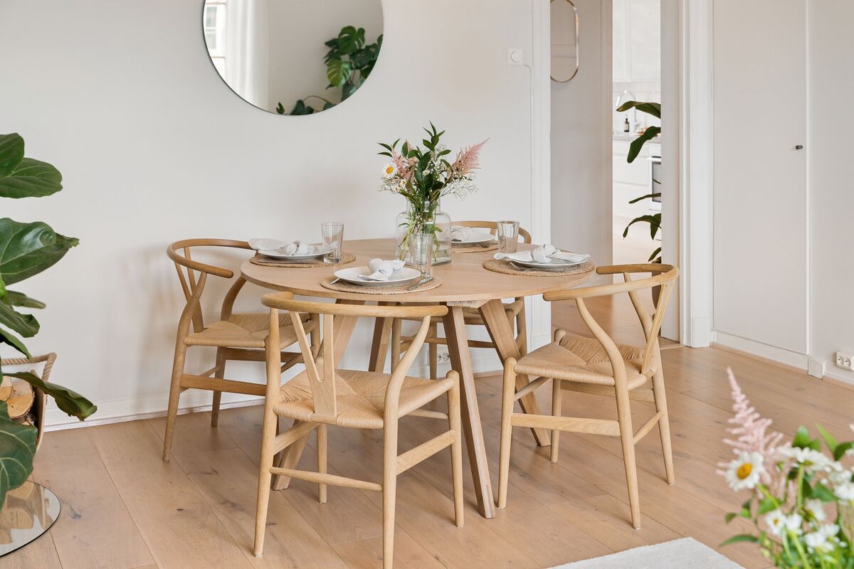 A beautifully set dining table — the ritual of eating with intention and full attention